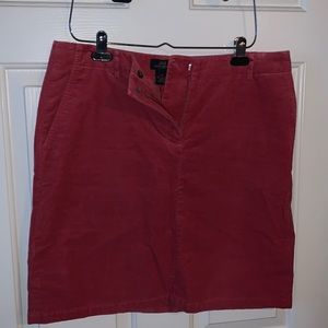 Gently worn salmon, Cordaroy Brooks Brothers skirt